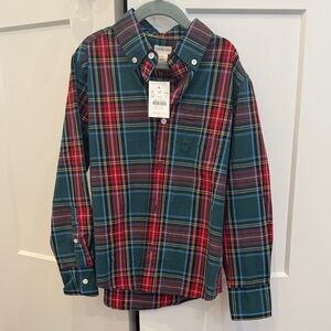 Crewcuts Red and Blue Plaid Kids Shirt